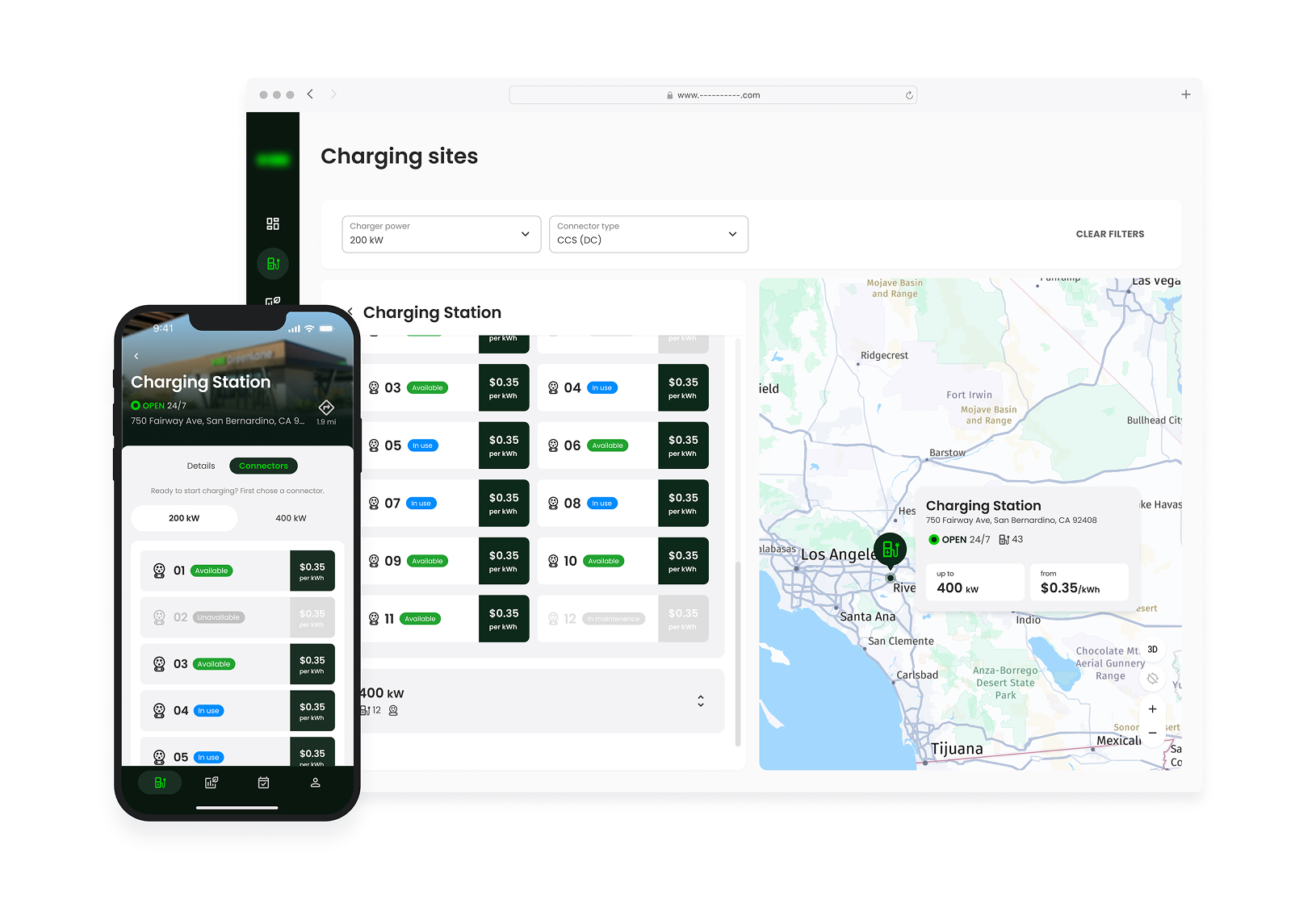 App screen